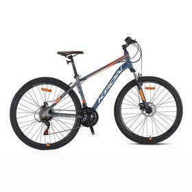 Resim Kron TX 75 - 28" Trekking - 17' - 21 Vites - M.DISC - Mat Gri-Neon Turuncu/Gri 