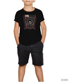 Resim Volbeat Beyond Hell Siyah Çocuk Tişört Beyaz 