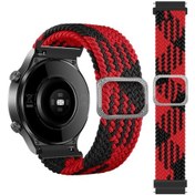 Resim Samsung Galaxy Uyumlu Gear S3 Naylon Örgülü Esneklik Saat Kordonu 