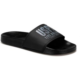 Resim U.S POLO Assn. Gusty Plaj Havuz Deniz Siyah Erkek Terlik 