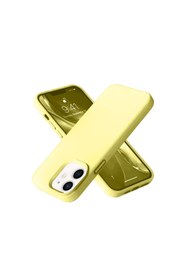 Resim artlab Art İphone 12 Kılıf Nano İçi Kadife Silikon- Sarı Lab 