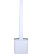 Resim Springsun Beyaz Tpr Tualet Fırçası - Esnek Tüylerle Köşe Temizliği, Hava Dağıtıcı Tutucu Ve Dayanıklı Pp Gövde 
