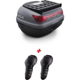 Resim Wogen WG41 Premium Arka Çanta 41 Litre (Nardo Gri) + Karbon Dizli 
