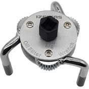 Resim İzeltaş Çift Yönlü Üç Ayak Yağ Filtre Sökeceği 3/8" ve 1/2" Soketli 