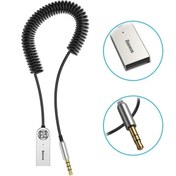 Resim Baseus Bluetooth USB to 3,5MM Araç Kiti, Bluetooth Araç içi FM Transmitter, Hifi Ses Destekli 