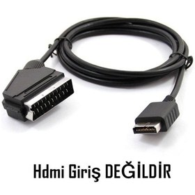 Resim Playstation 2 3 Rgb Scart Tv Kablosu Ps2 Ps3 Tv Bağlantı Kablosu 