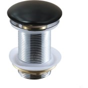 Resim DR-09MS Mat Siyah Sifon Üst Takımı (Tahliye Deliksiz) 