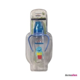 Resim Bambino Natural Pp Kulplu 250 Ml Biberon Mavi B066 