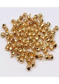 Resim 100 Adet 12mm Gold Renk Kulplu Zil,çan,çıngırak,metal Amigurumi Z 