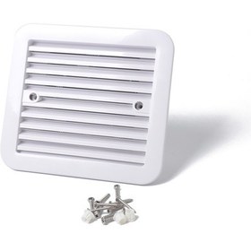 Resim 12v Beyaz Hava Menfezi Fanlı Rv Römork Karavan Gale Tarafı Hava Havalandırması Beyaz 