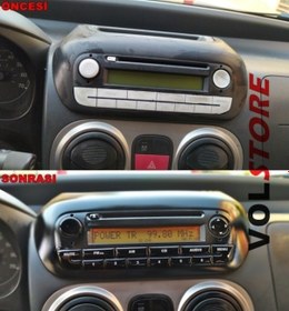 Resim Fiat Fiorino Teyp Tuş Takımı Pianoblack Parlak Siyah Maun Tuş 