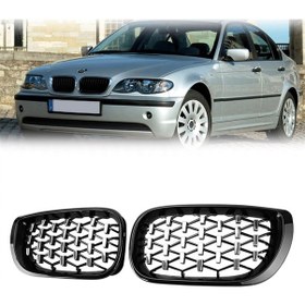 Resim Bmw E46 1998-2004 Daimond Ön Panjur Ön Böbrek 