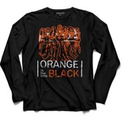 Resim Kendim Seçtim Orange Is The New Black Logo Tv Dizisi Uzun Kollu Tişört Baskılı Çocuk T-Shirt 