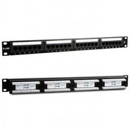 Resim S-LINK SL-F624 Cat6 Patch Panel, 24-Port, UTP, 1U 