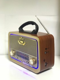 Resim Everton Shop-rt-301 Nostaljik Görünümlü Ahşap Bluetoothlu Mp3 Çalar Radyo Müzik Kutusu 