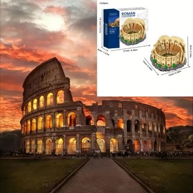 Resim Antik Roma Mimarisi Yapı Blok Seti! Sonsuzluğu temsil eden romantik ve ölümsüz yapı seti! 1550 adet - Benzersiz mimari set, Cadılar Bayramı / Şükran Günü / Noel hediyesi Paskalya hediyesi, koleksiyon seviyesinde hediye 