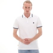 Resim Timberland Ss Tipped Pique Polo (S Erkek T-Shirt Beyaz 