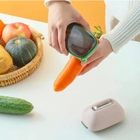 Resim 9084965768473drvs - 3'lü Sebze Ve Meyve Soyucu Seti Çok Renkli 