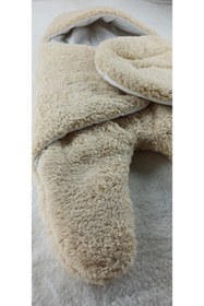 Resim Kiddy Boo 0-12 Ay Aralığı Peluş Welsoft Kumaş Kundak Bebek Battaniye 