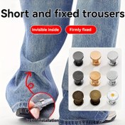 Resim 5 Çift/10 Çift Pantolon Paça Kısaltma Görünmez Sabitleme Klipsi Pantolon Paça Etek Tokası Kaymaz Aracı Dikişsiz Çivi Tokası Gizli Toka Paça Toplama Cihazı Güneş Şapkası Balıkçı Şapkası Sabit Lanyard Tokası Şapkalar, Kolluklar, Etek Bel Toplama, Pantolon Paça Kısaltma, Kaymaz, Giysi Dekorasyon Aksesuarları için Uygun 