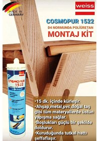 Resim Cosmopur 1522 310 Ml D4 Silikon Tutkal 347 Gr 20 Adet 