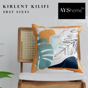 Resim AYShome Turuncu Yaprak Kırlent Kılıfı 43x43cm 