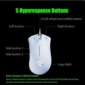 Resim Tmall Razer Oyuncu Optik Mouse Kablolu Essential Dpı Deathadder 6400 Vh DeathAdder 