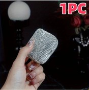 Resim Dashanshop 1 Adet Lüks Kare Beyaz Seyahat Puroluğu, Sızdırmaz Kapaklı, Paslanmaz Çelik 