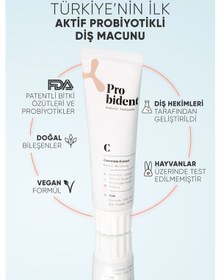 Resim Probident Aktif Probiyotikli Zerdeçal Özüt İlaveli 3 x 75 ML 
