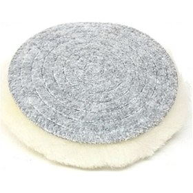 Resim Arısto Cırtlı Kuzu Yün Post Pasta Keçesi 150Mm 