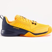 Resim Çocuk Bağcıklı Tenis Ayakkabısı - Sarı / Siyah - TS500 Fast 