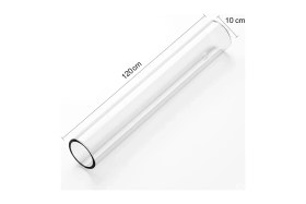 Resim Borosilla Pelet Soba Camı Füze Soba Camı 120 cm 