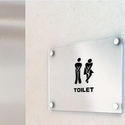 Resim Komik Tuvalet İşareti Stickerları - Karikatür Piktogramlı Çıkarılabilir Kendinden Yapışkanlı PVC Banyo Dekorasyonları, Yarı Mat Yüzey Duvarlar İçin - Erkekler & Kadınlar için Eğlenceli Banyo Dekoru, Tuvalet Dekorasyonu ve Aksesuarları, Oynak Duvar Sanatı, Tuhaf Tasarım, Uygulaması Kolay, Ofis Banyoları 