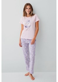 Resim Rolypoly Kadın Pembe Pijama Takım Pembe 