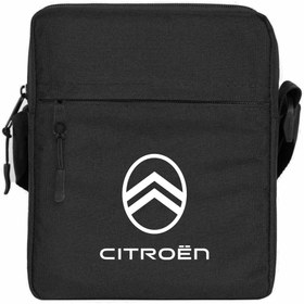 Resim Citroen Text Logo Omuz Çantası - Siyah 