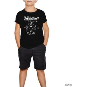 Resim Inquisition Siyah Çocuk Tişört Siyah 