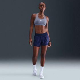Resim Nike Swoosh Medium-Support Kadın Mavi Antrenman Sporcu Sütyeni DX6821-499 