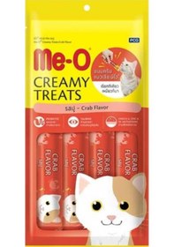 Resim Me-O Creamy Treats Yengeçli Kedi Ödülü 2'li 4 x 15 G 