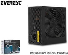 Resim EVEREST EPS-600A 600W 12CM FAN 4-SATA AKTİF PFC 