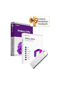 Resim Windows 10 + Office 2024 Pro Plus Kurulum Dosyalı Usb Bellek 16gb Lisans Anahtarı li 