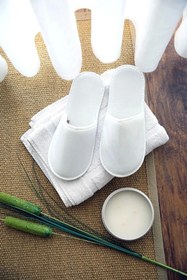 Resim Şafak Buklet İstanbul Otel Terlik Tek Kullanımlık Havlu Lüks (10 Çift) 