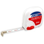 Resim Fisco Uni-matic 5 Metre Çelik Şerit Metre Avuç İçi Rahatlığı Ve Kolay Kilitleme 65mm 
