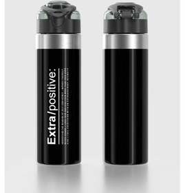 Resim Renga Saga Metal Aksesuarlı 630 Ml Tritan Matara 912092 Positive Siyah Siyah 