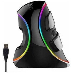 Resim Wholesale00 Cbtx Delux M618 Plus Ergonomik Dikey Mouse 4000 Dpı Rgb Işık Pc/dizüstü İçin M618 