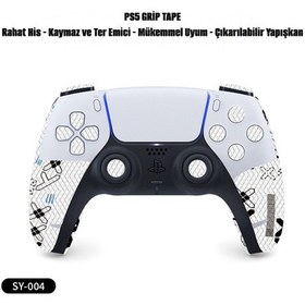 Resim Ps5 Oyun Kumandaları İçin Uygun, Kaymaz, Çizilmeye Dayanıklı, Ter Geçirmez Tape Kaymaz Bant 