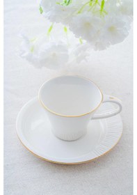 Resim Acar Montreal 6 Kişilik Kahve Fincanı Takımı Beyaz 