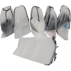 Resim Meapuff, 50'li Set 20X30 cm Su Geçirmez Kozmetik ve Plaj Çantası 