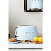 Resim Smeg Pastel Mavi 2X1 Ekmek Kızartma TSF01PBEU 