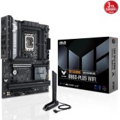 Resim Asus Tuf Gamıng B860-PLUS Wıfı, 4xddr5, 3xm.2, Hdmı, Dp, Wi-Fi 7, Bluetooth V5.4, Intel Core Ultra Cpu(Seri 2), LGA1851 Soket, Gaming Anakart 