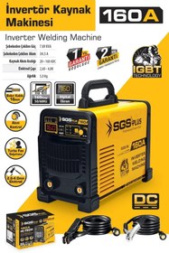 Resim BİTERSE Bakır Kablolu 160 Amper Akım Korumalı İnvertör Kaynak Makinesi Akım Kontrollü Dijital Göstergeli 
